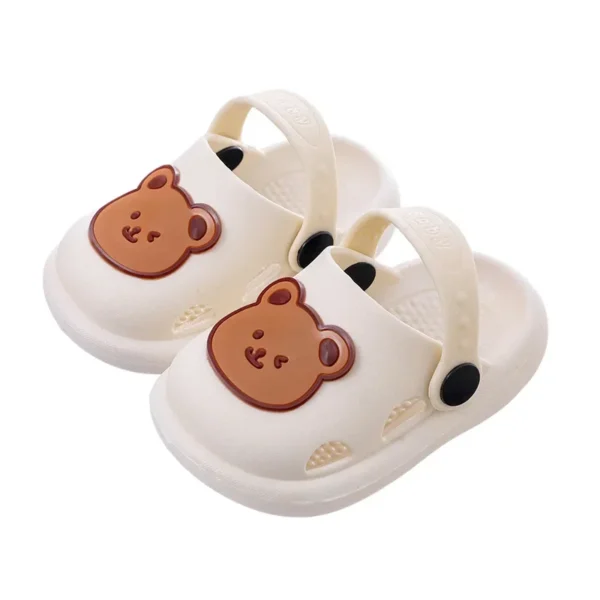 Two-Styles Baby Summer Shoes Cute Bear Baby Sandals Beach Bathroom Toddler Boys Girls Anti-slip Slippers Newborn Infant Sandals - Image 6