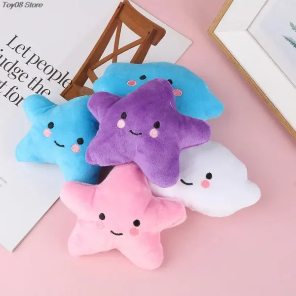 Creative Pillow Plush Cushion Toys Gift For Kids Children Girls Stars And Moon Doll Cloud Expression Cute Toys Nap Pillow Doll - Image 4