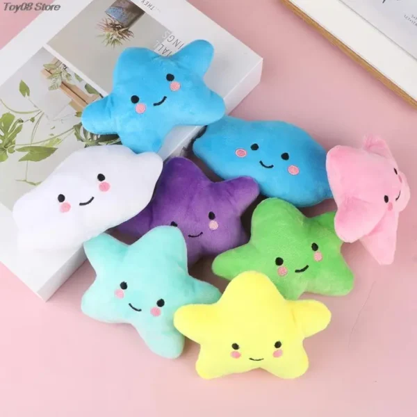 Creative Pillow Plush Cushion Toys Gift For Kids Children Girls Stars And Moon Doll Cloud Expression Cute Toys Nap Pillow Doll - Image 2